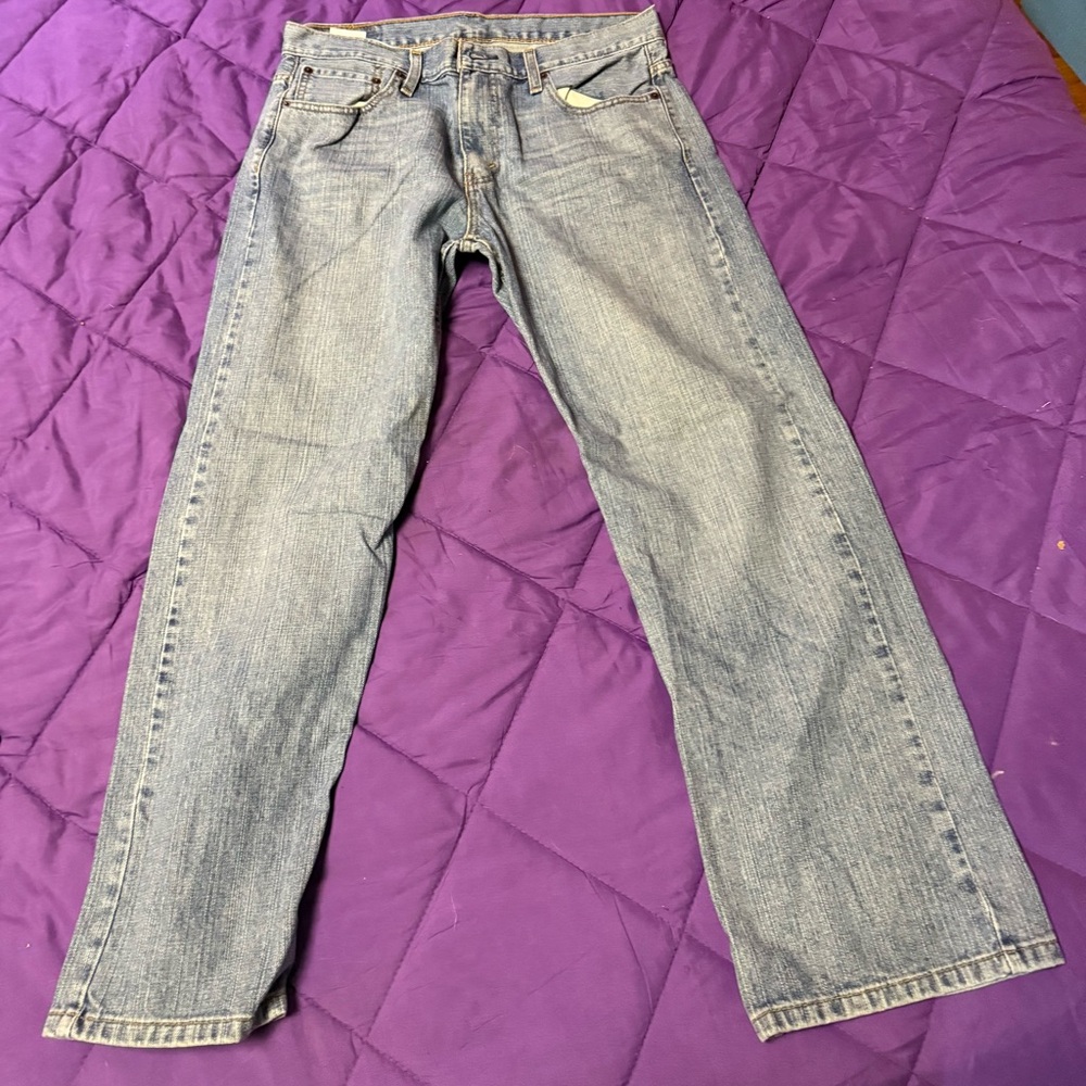 Levi's Blue Straight Jeans Classic Style